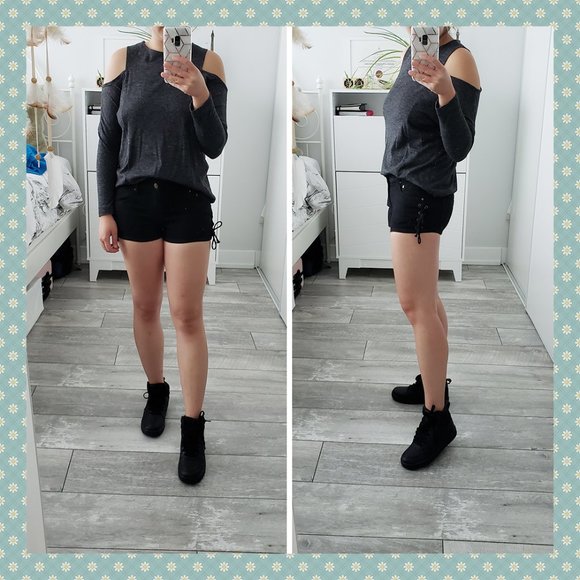 NWOT H&M The New Icons Black Tassel Shorts‎ - Picture 1 of 6